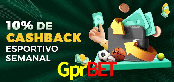 10% de bônus de cashback na Gprbet